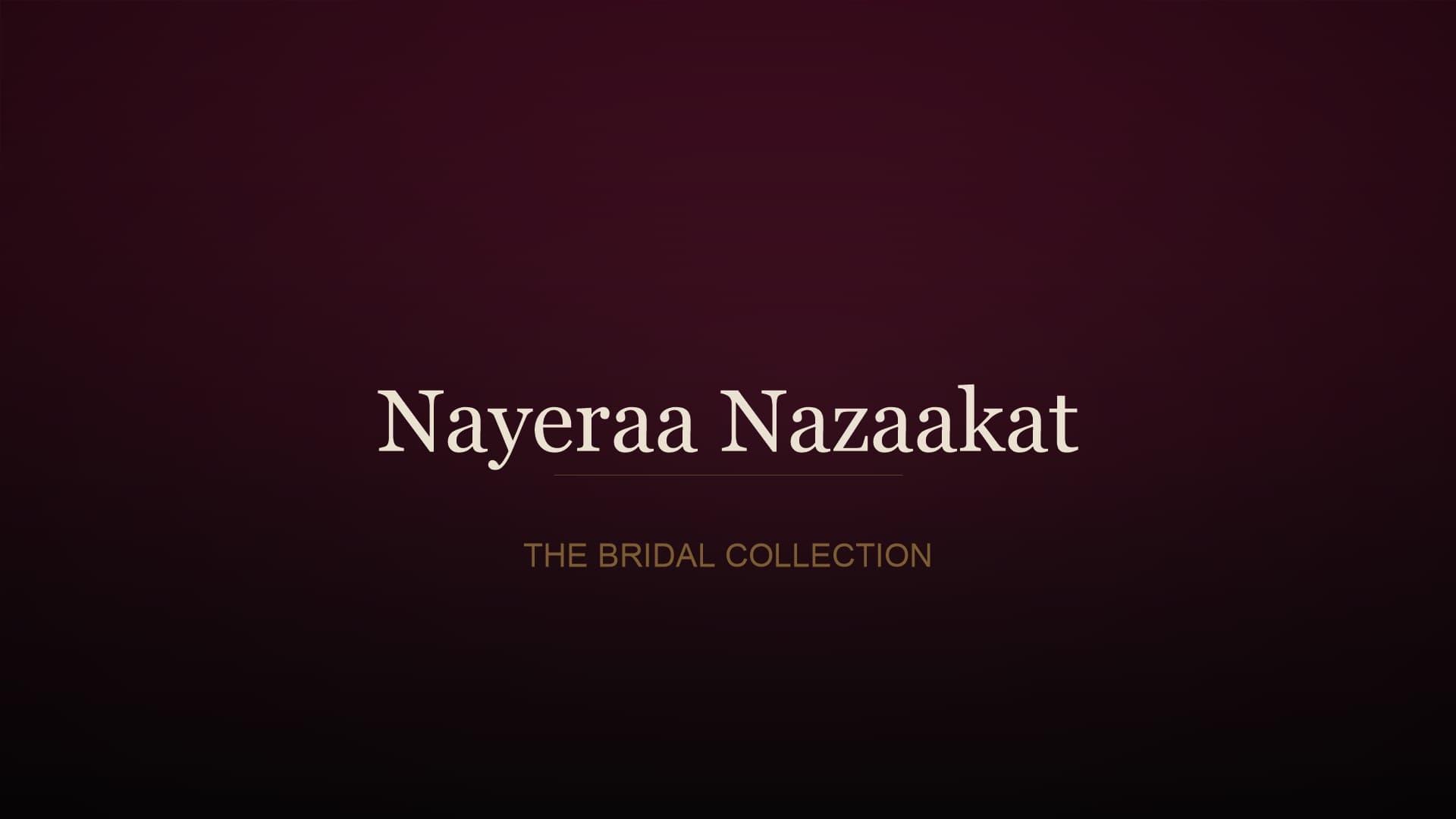 Bridal Couture